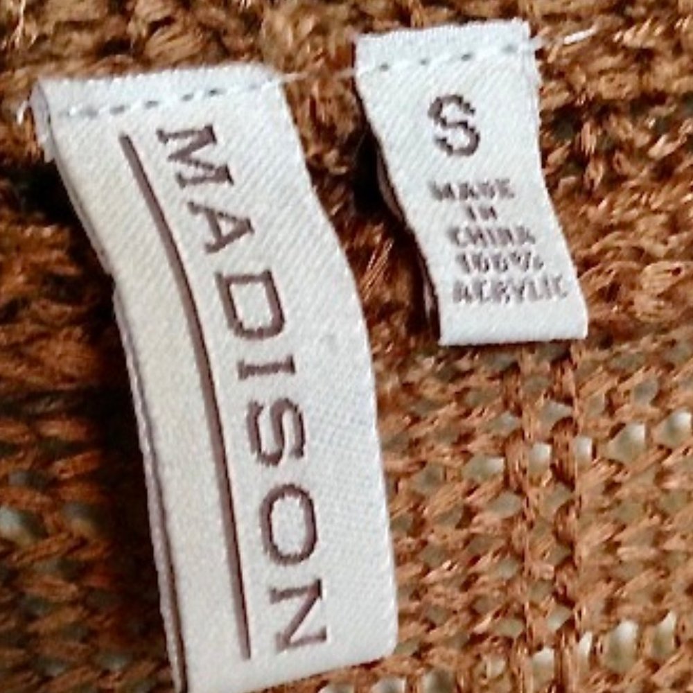 MADISON-Pleated Crochet Maxi Cardigan Sweater - Picture 9 of 10